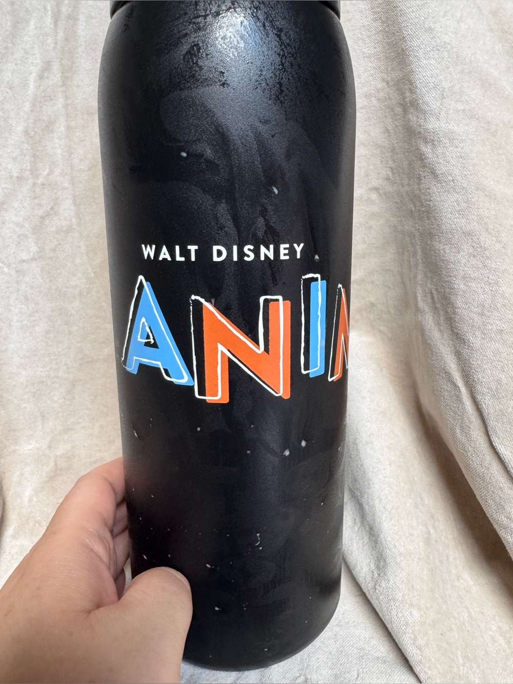 Disney Rare Animation Studios Owala Black 40oz